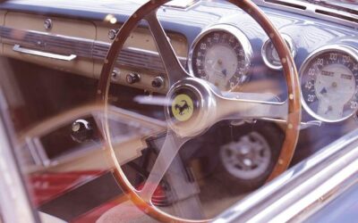 Oldtimer Auto Cockpit