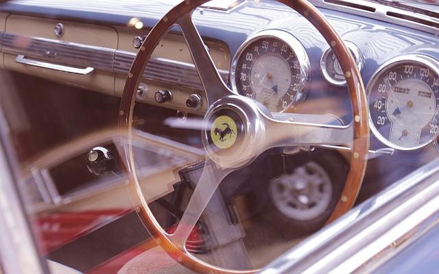 Oldtimer Auto Cockpit